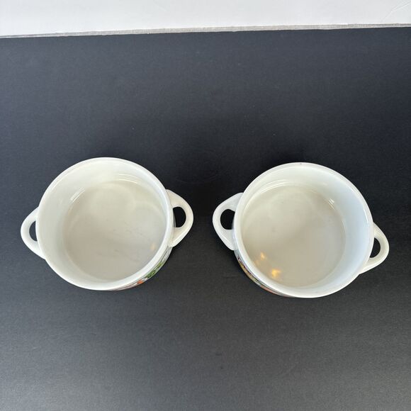 2 Prejecting 2500‎ Limited Bowls With Handles Soup Chowder Dish SHRIMP & LOBSTER - Picture 7 of 14